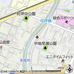 兵庫県姫路市中地515-4周辺の地図
