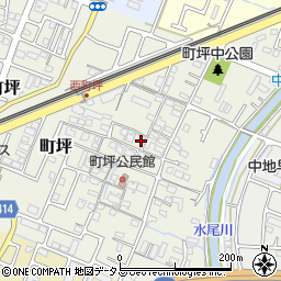 兵庫県姫路市町坪205周辺の地図