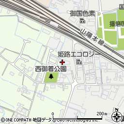 兵庫県姫路市御国野町西御着590周辺の地図
