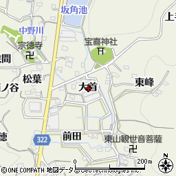 愛知県蒲郡市一色町大首周辺の地図
