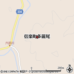 滋賀県甲賀市信楽町多羅尾周辺の地図
