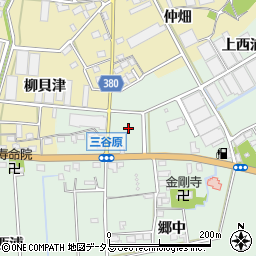 愛知県豊川市三谷原町北浦周辺の地図