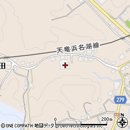 静岡県周智郡森町円田1343-1周辺の地図