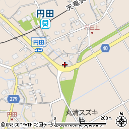 静岡県周智郡森町円田744周辺の地図