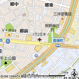 愛知県豊川市馬場町宮脇155周辺の地図