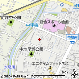 兵庫県姫路市中地468周辺の地図