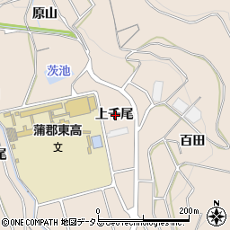 愛知県蒲郡市大塚町上千尾周辺の地図