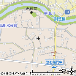 静岡県焼津市惣右衛門607周辺の地図