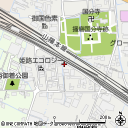 兵庫県姫路市御国野町西御着623周辺の地図