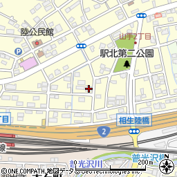 兵庫県相生市山手1丁目206周辺の地図