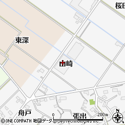 愛知県西尾市吉良町友国山崎16周辺の地図