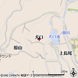 愛知県蒲郡市大塚町犬口周辺の地図