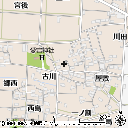 愛知県西尾市一色町治明屋敷4周辺の地図
