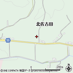 岡山県赤磐市北佐古田周辺の地図