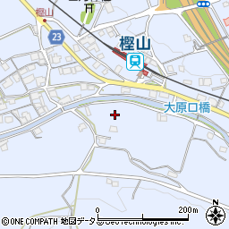 兵庫県小野市樫山町周辺の地図