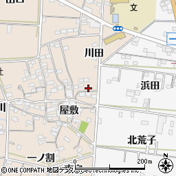 愛知県西尾市一色町治明屋敷51周辺の地図