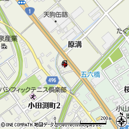 愛知県豊川市白鳥町原溝90周辺の地図