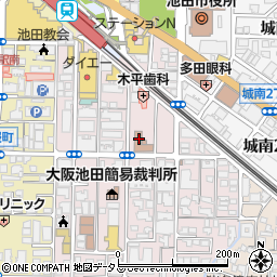大阪府池田保健所周辺の地図