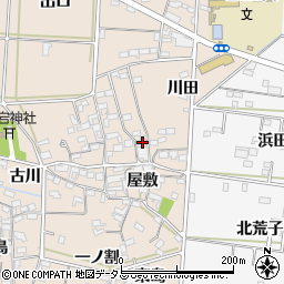 愛知県西尾市一色町治明屋敷41周辺の地図