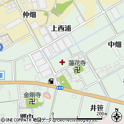 愛知県豊川市三谷原町宮ノ上周辺の地図