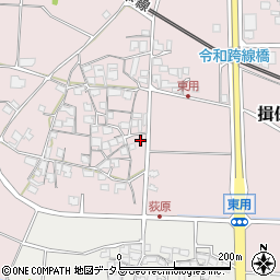 兵庫県たつの市揖保町東用348-1周辺の地図