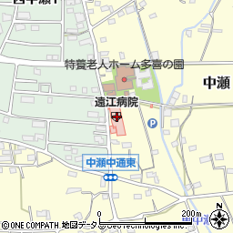 遠江病院周辺の地図