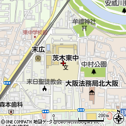 大阪府茨木市末広町7周辺の地図