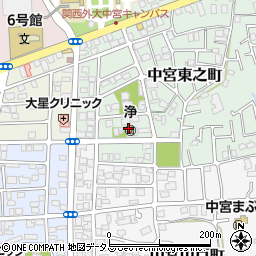 光寿学園浄幼稚園周辺の地図