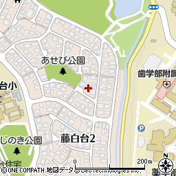 大阪府吹田市藤白台2丁目20-6周辺の地図