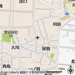 愛知県西尾市一色町治明屋敷24周辺の地図
