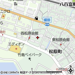 西松原公民館周辺の地図