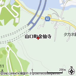 兵庫県西宮市山口町金仙寺周辺の地図