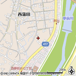 兵庫県姫路市広畑区西蒲田1123周辺の地図