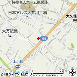 静岡県焼津市上小杉822周辺の地図