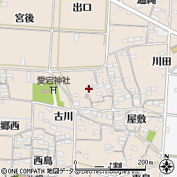 愛知県西尾市一色町治明屋敷5周辺の地図