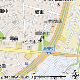 愛知県豊川市馬場町宮脇184周辺の地図