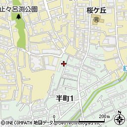 桜井池永寮周辺の地図