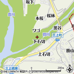 愛知県豊川市三上町下石切周辺の地図