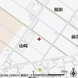 愛知県西尾市吉良町友国山崎8周辺の地図