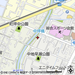 兵庫県姫路市中地498周辺の地図
