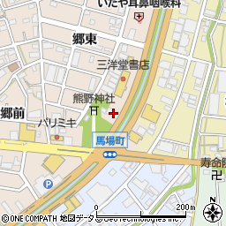 愛知県豊川市馬場町宮脇165周辺の地図