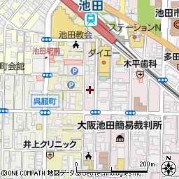 池田ガーデンハイツ管理事務所周辺の地図