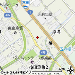 愛知県豊川市白鳥町原溝49-1周辺の地図