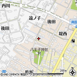 愛知県西尾市一色町味浜後田42周辺の地図