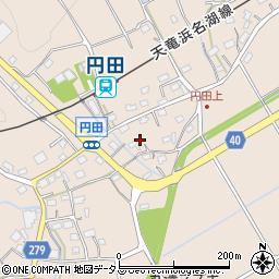 静岡県周智郡森町円田751-1周辺の地図