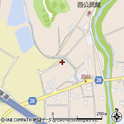 兵庫県三木市細川町西周辺の地図