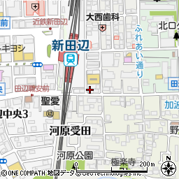 育志館新田辺スクール周辺の地図
