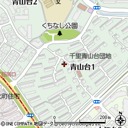ＵＲ都市機構千里青山台団地Ｃ－５２棟周辺の地図