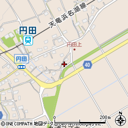 静岡県周智郡森町円田663-3周辺の地図