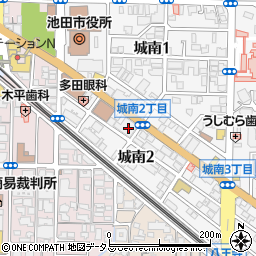 池田泉州銀行池田営業部 ＡＴＭ周辺の地図